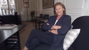 Monique Pelletier, alors avocate au barreau de Paris, le 23 mars 2000 au lendemain de sa nomination par le président Jacques Chirac, à Paris.