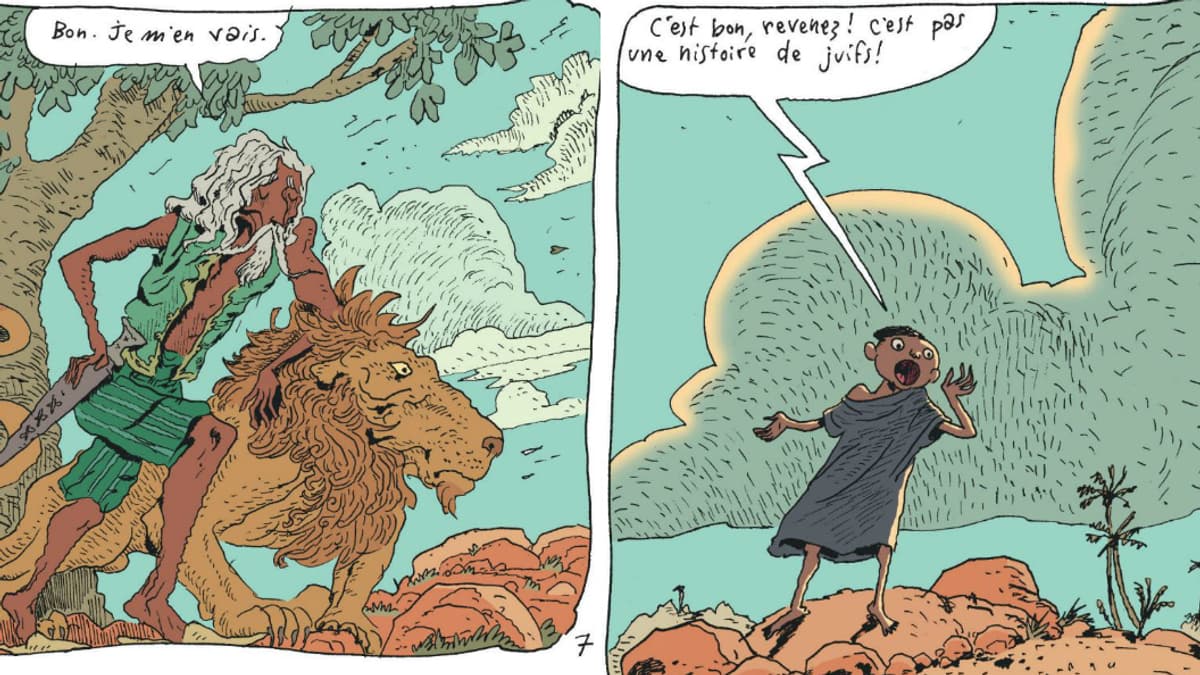 Le Malka du Lion dans Le Chat du Rabbin 9 de Joann Sfar