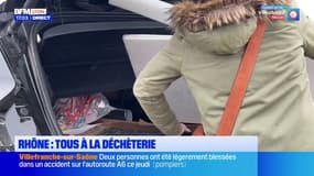 Rhône: après Noël, les déchèteries font le plein
