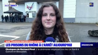 Fourgon pénitentiaire attaqué dans l'Eure: les prisons du Rhône à l'arrêt mercredi