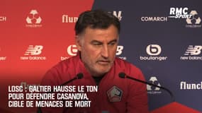 Losc : Galtier hausse le ton pour défendre Casanova, cible de menaces de mort