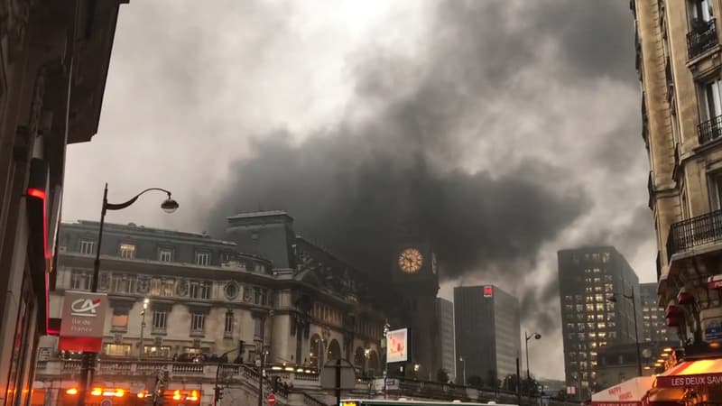 Incendie Gare de Lyon.