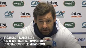 Trélissac - Marseille : "On reste dans la compétition", le soulagement de Villas-Boas