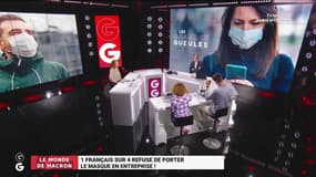 Un quart des Français prêts à refuser le port du masque en entreprise: "On ne travaille pas dans les mines, il faut arrêter de se plaindre"