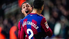Liga - Vitor Roque a inscrit son premier but avec le Barça lors de la victoire face au Rayo, le 31 janvier 2024