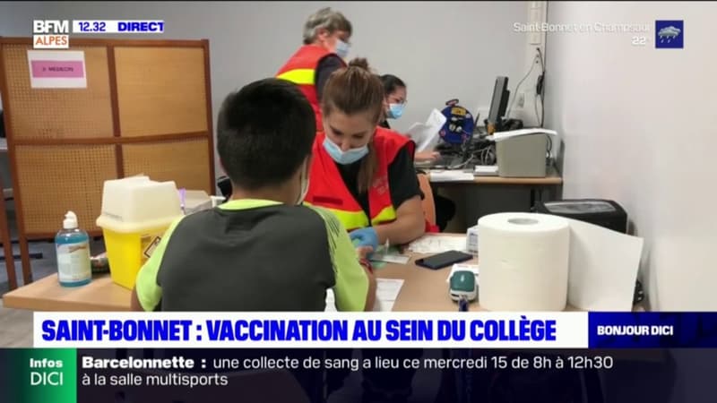 Saint-Bonnet: vaccination au sein d'un collège