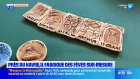 Près du Havre, la fabrication des fèves sur mesure ont débuté pour l'Épiphanie
