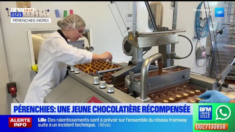 Pérenchies: une jeune chocolatière récompensée