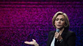 Valérie Pécresse, candidate LR à la présidentielle, le 22 mars 20223 à Paris