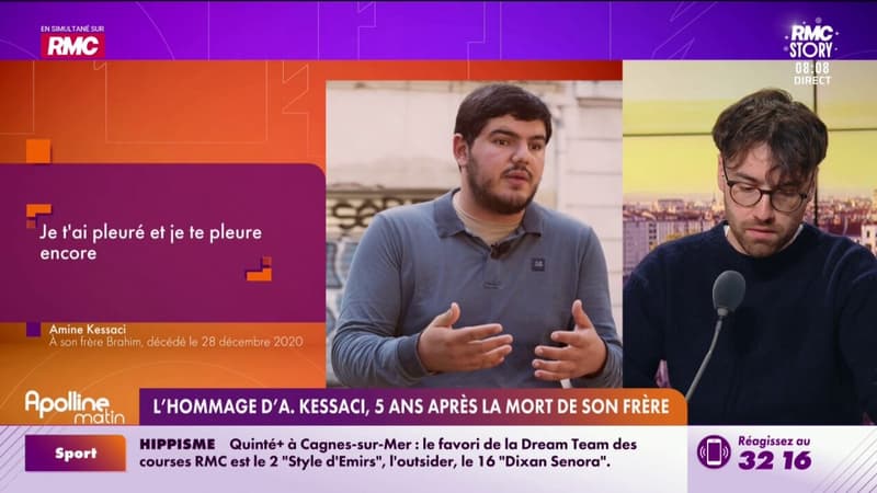 L'hommage d'Amine Kessaci, 5 ans après la mort de son frère