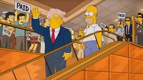 Donald Trump dans un épisode des Simpson diffusé en 2015
