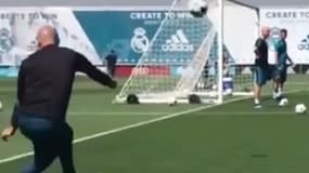 Zinedine Zidane dans ses œuvres 