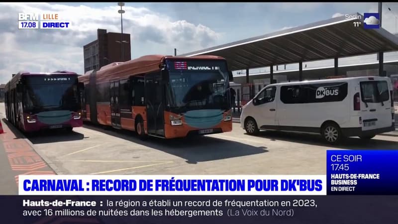 Carnaval de Dunkerque: record de fréquentation pour DK'Bus