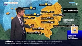 Météo Normandie: du soleil sur le littoral et des risques d'orages à l'intérieur des terres, 24°C à Lisieux