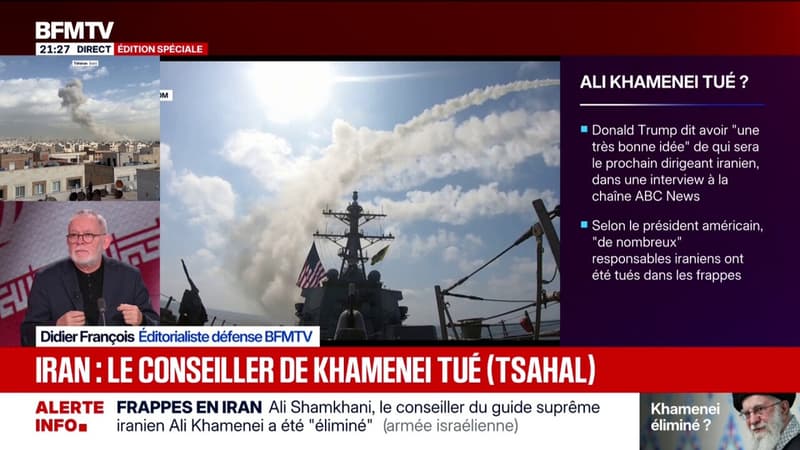 L'armée israélienne annonce qu'Ali Shamkhani, conseiller du guide iranien a été "éliminé"