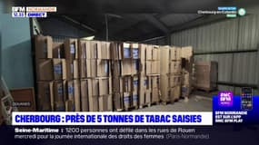 Cherbourg: près de 5 tonnes de tabac de contrebande saisies