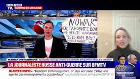 Marina Ovsyannikova: "En ce qui concerne mon intervention en direct, je risque jusqu'à 15 ans de prison"