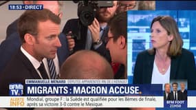 Migrants: Emmanuel Macron charge les ONG