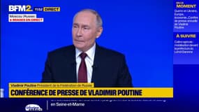 Vladimir Poutine: "La balle est entièrement dans le camp" de l'Ukraine et des Occidentaux