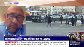 Pr Bernard La Scola: "On a de moins en moins de cas sur l'ensemble du département des Bouches-du-Rhône" - 02/03