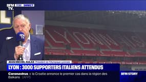 Coronavirus: pour Jean-Michel Aulas, "tous les supporters de Lyon comme de la Juventus peuvent venir"