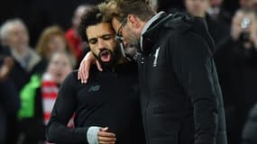Salah et Klopp