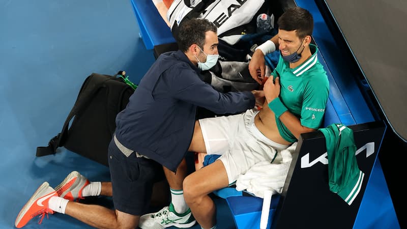 Open d'Australie: Djokovic s'en sort après une grosse alerte