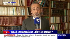 Port du voile: selon Tareq Oubrou, "il n'y a aucun texte univoque et formel qui obligerait la femme à couvrir ses cheveux"