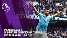 Premier League : Le quintuplé sensationnel d’Agüero contre Newcastle en 2015 