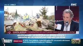 Chantal Moraud, 'gilet jaune' à Marseille: "Il y a quelques jours, il y a encore un petit jeune qui a été tué, il me semble."