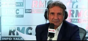 Jérôme, nouvelle mascotte de RMC: "J'aurai plus de voix à la fin s'ils continuent comme ça ces petits Bleus!"