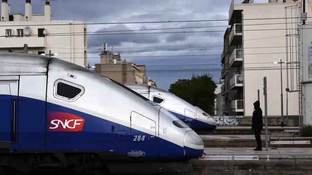1 TGV sur 3 circulera lundi (image d'illustration)