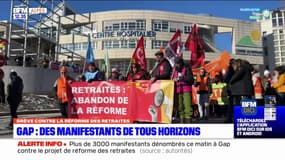 Retraites: forte mobilisation à Gap, des milliers de personnes dans les rues