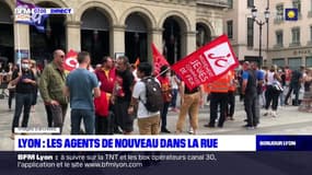 Lyon: les agents municipaux de nouveau dans la rue