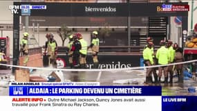Valence: les opérations de sauvetage se poursuivent dans le parking inondé d'un centre commercial