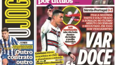 La Une de O Jogo
