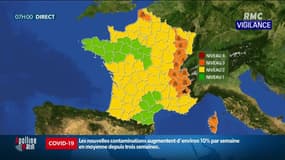 13 départements en vigilance orange, de la pluie et des vents violent: découvrez votre météo de ce week-end
