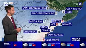 Météo Côte d’Azur: le retour du soleil cet après-midi après une matinée nuageuse, jusqu'à 15°C à Nice