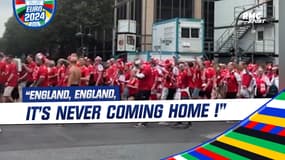 Danemark - Angleterre : "England, England, it's never coming home", scandent les supporters dannois