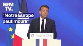 "Notre Europe peut mourir": la mise en garde d’Emmanuel Macron à un mois du scrutin européen