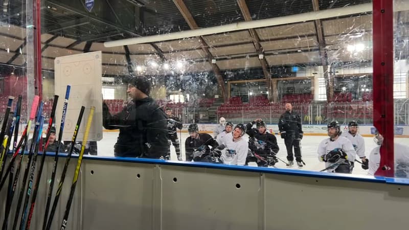 Les Rapaces de Gap lors d'un entraînement.