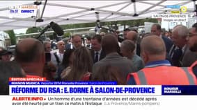 Bouches-du-Rhône: Élisabeth Borne est arrivée à Salon-de-Provence