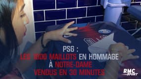 PSG : Le maillot hommage à Notre-Dame en rupture de stock 