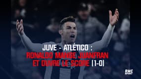 Juve-Atlético : La tête de Ronaldo fait douter l'Atlético (1-0)