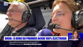 BFM Lyon à bord du premier avion 100% électrique