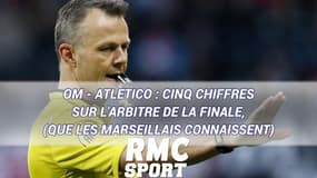 OM - Atletico : Cinq chiffres sur l'arbitre de la finale (que les Marseillais connaissent)