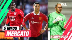 Ronaldo, Onana, Navas... Les 5 infos mercato du 5 août à la mi-journée