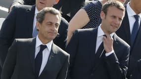 Nicolas Sarkozy et Emmanuel Macron