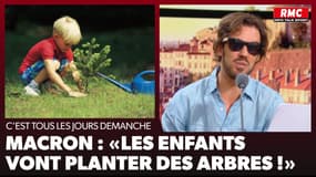 C'est tous les jours Demanche - Emmanuel Macron veut que les enfants plantent des arbres