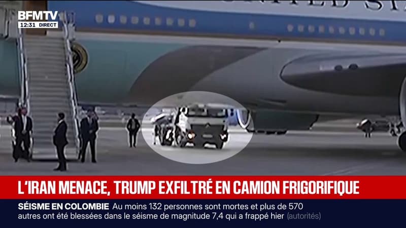 Menacé par l'Iran, Donald Trump exfiltré secrètement d'Air Force One à son départ du sommet de l'Otan en juillet, selon la presse américaine